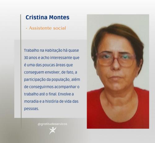 Cristina Montes - Assistente Social